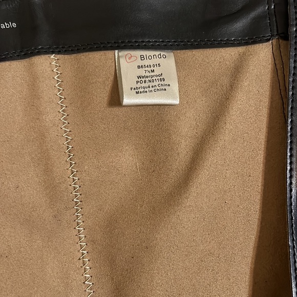 Blondo leather waterproof tall boots - Picture 3 of 5